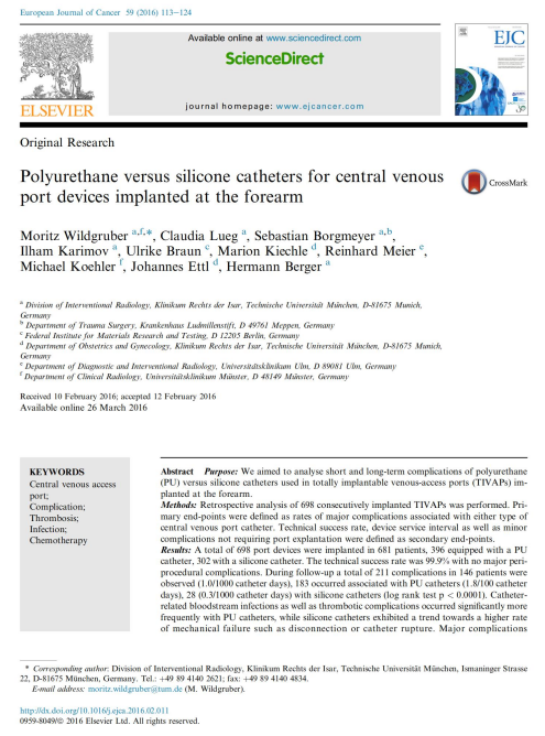 picc导管是什么材质【静疗圈】血栓的发生与导管材质和结构有关？硅胶VS聚氨酯，你该怎么选？_https://www.jmylbn.com_新闻资讯_第26张