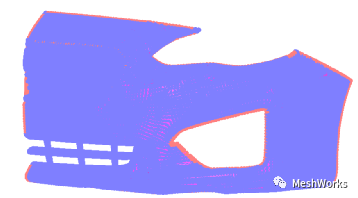 MeshWorks进行汽车前保险杠匹配变形的图3