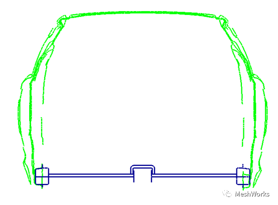 MeshWorks—上下车体匹配的图6