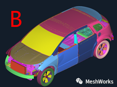 MeshWorks—上下车体匹配的图2