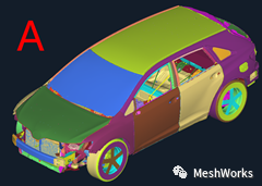 MeshWorks—上下车体匹配的图1