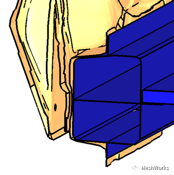 MeshWorks—上下车体匹配的图11