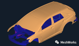 MeshWorks—上下车体匹配的图3
