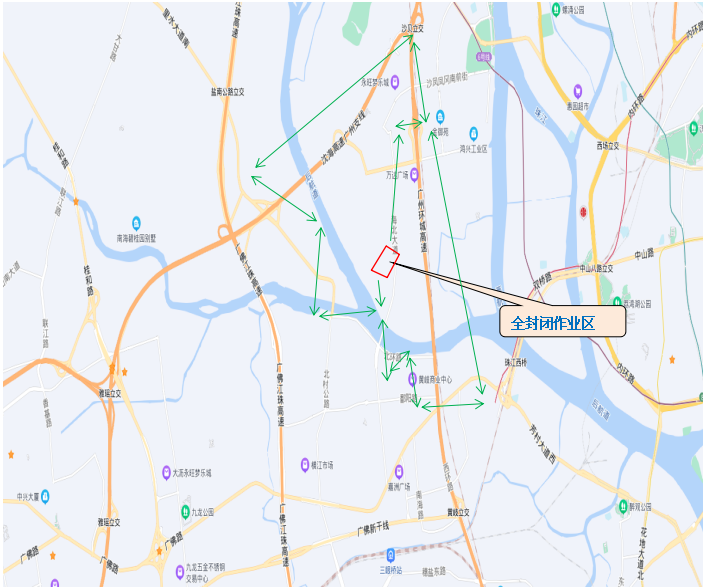 下周四黄岐大桥有临时交通管制