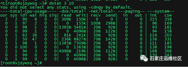 Linux dstat 监控工具[通俗易懂]