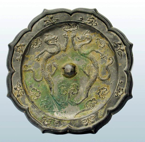 唐代铜镜花纹图片