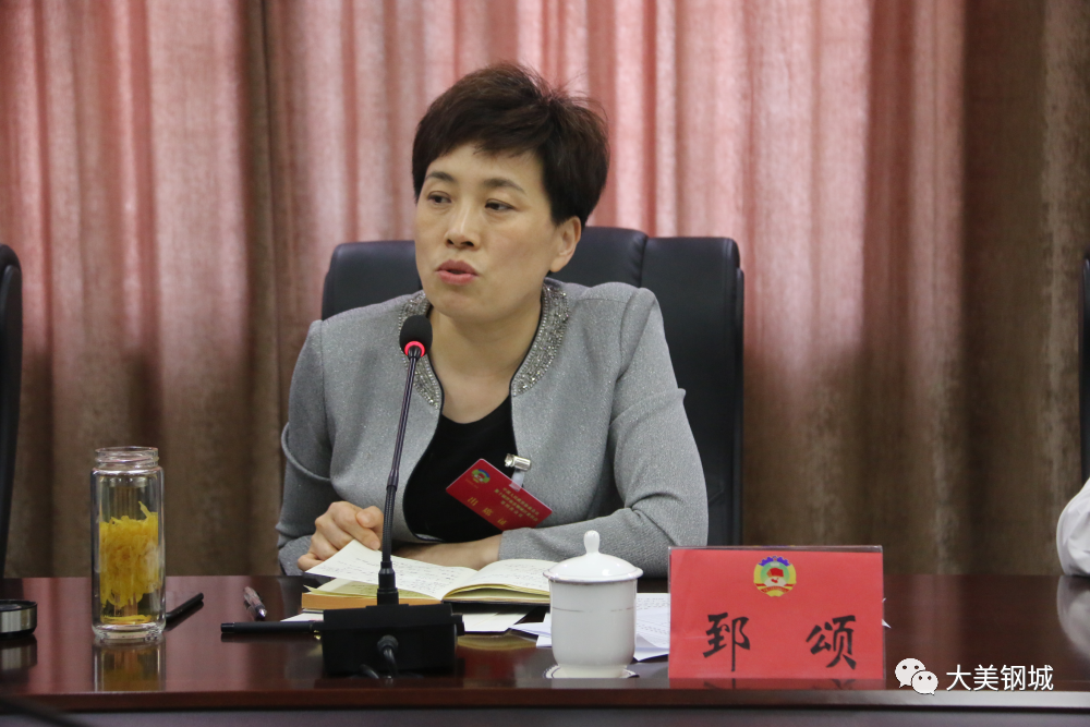 钢城两会郅颂参加区政协十届四次会议经济工商界讨论