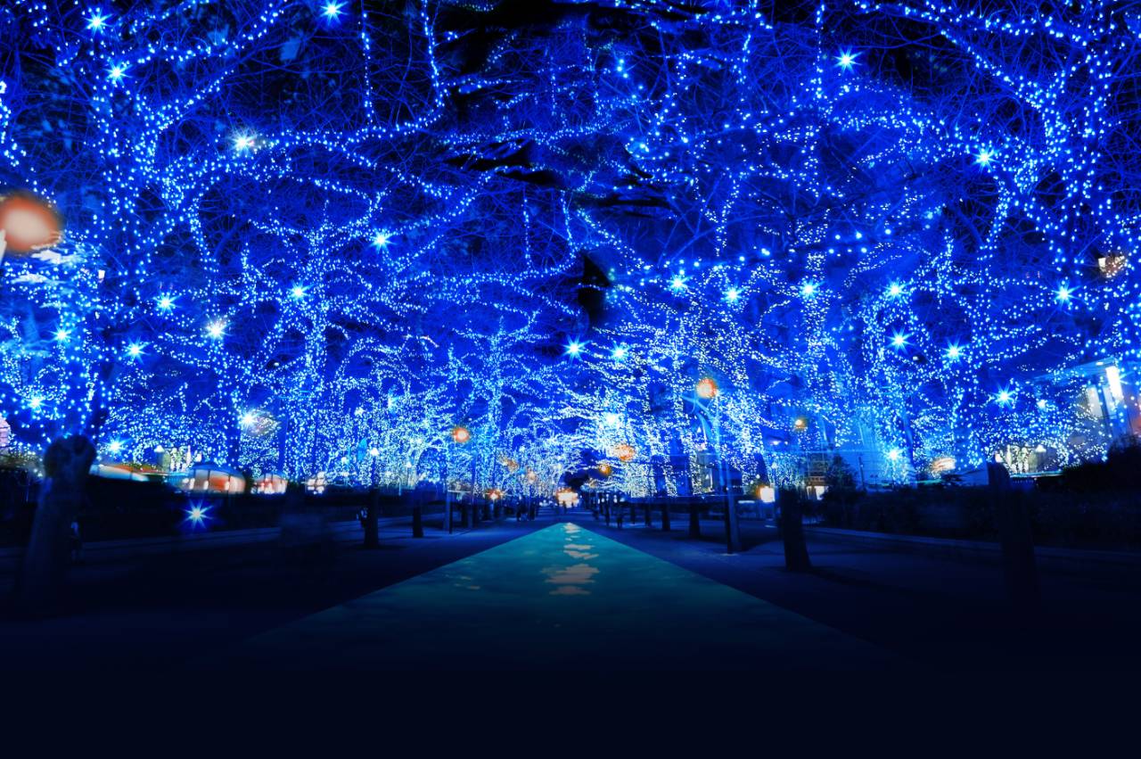 东京碰洒银河看星星点灯