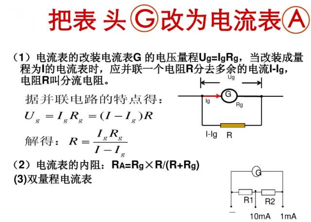 电流表a和电压表v都可以通过灵敏电流计g改装得到,所以我们可以通过