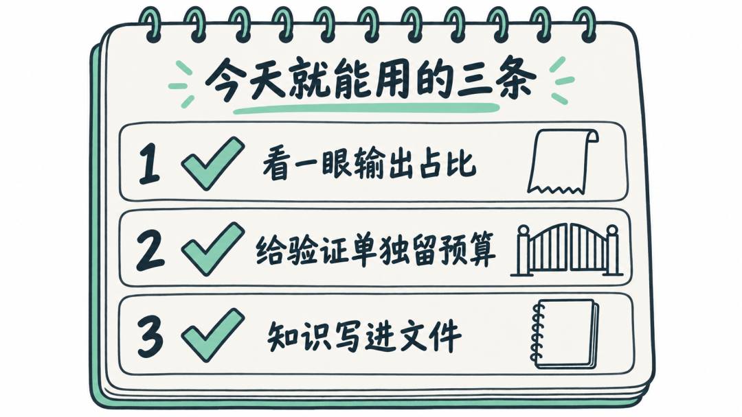 三条今天就能用的