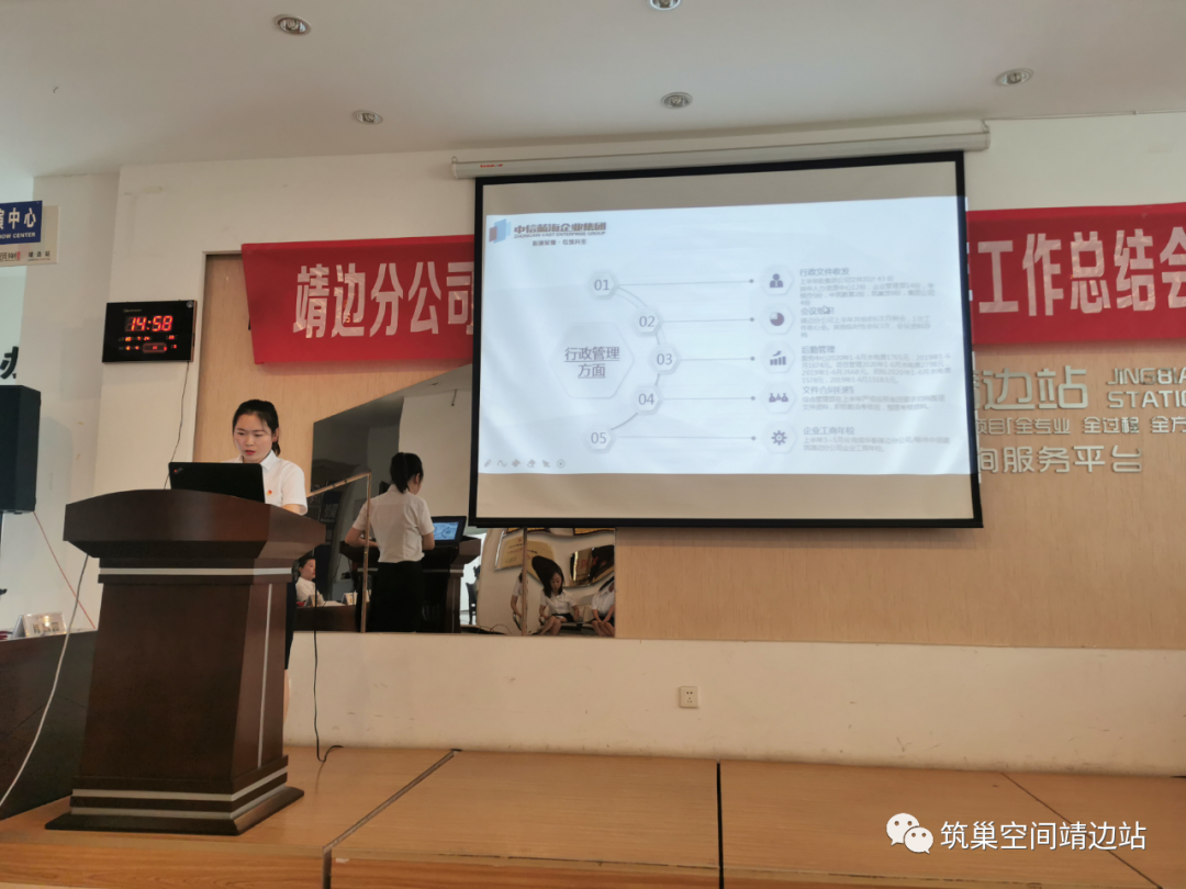 【筑巢·会议】中信蓝海企业集团靖边分公司党支部会议暨2020年度半年工作会圆满落幕(图8)