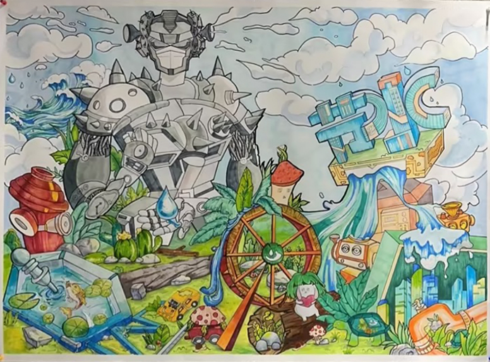 节约用水宣传画_节约用水画展_画一幅节约用水的宣传画