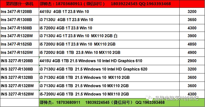 鄭州創世紀戴爾電腦2019三月報價(具體請電詢） 科技 第6張