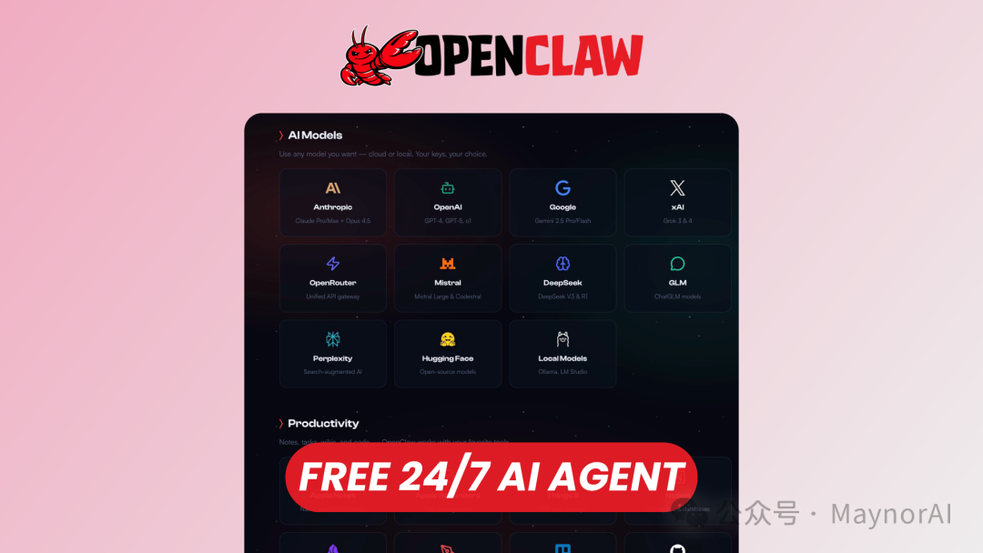 OpenClaw: Free Open-Source AI Agent Running 24/7 on Your Server