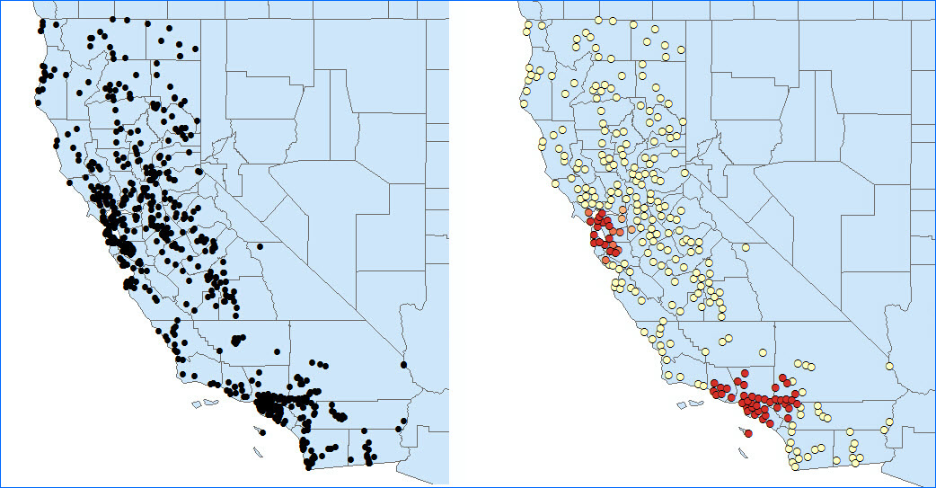 ArcGIS中的聚类分布制图工具的图9