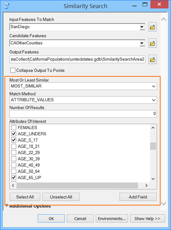 ArcGIS中的聚类分布制图工具的图3