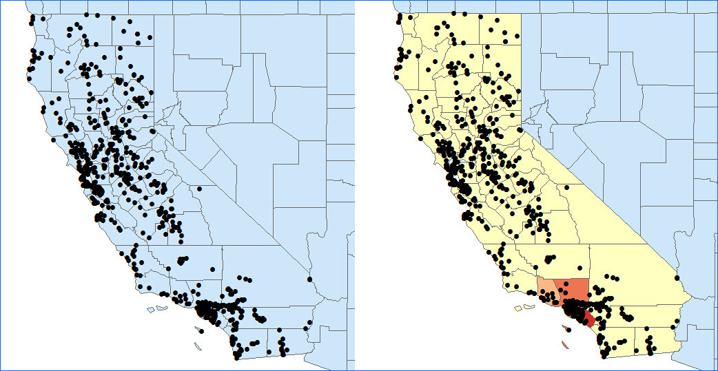 ArcGIS中的聚类分布制图工具的图8