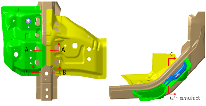 案例分享 | 基于Simufact的前纵梁点焊焊接变形仿真优化的图8