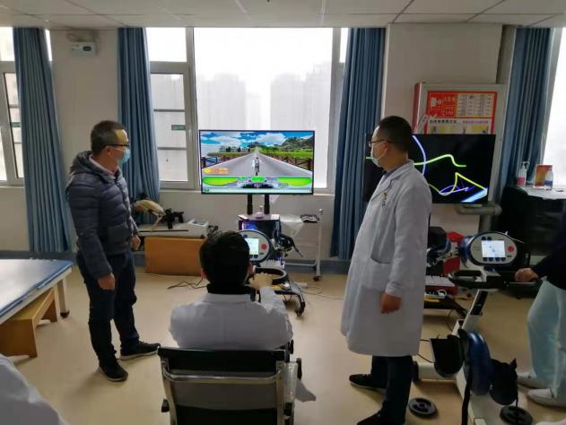 康复moto怎么使用康复患者肌力训练，郑州第九人民医院康复科新增仪器德国MOTOmedViva2_https://www.jmylbn.com_新闻资讯_第3张