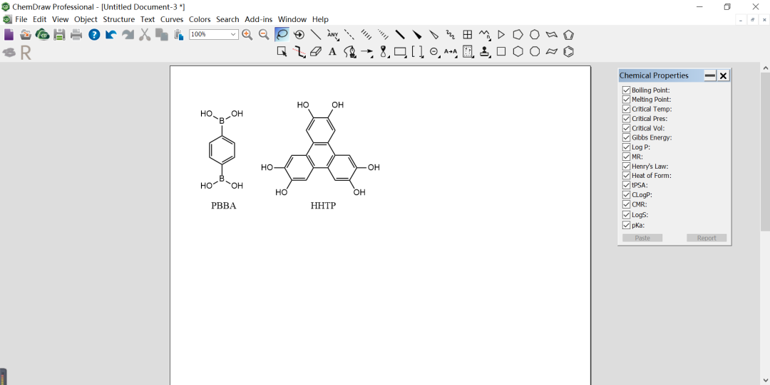 chemdraw的使用方法二