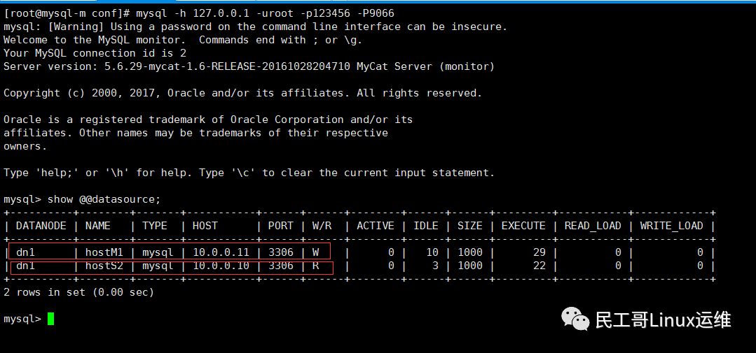 Mysql+Mycat实现数据库主从同步与读写分离_sql_15