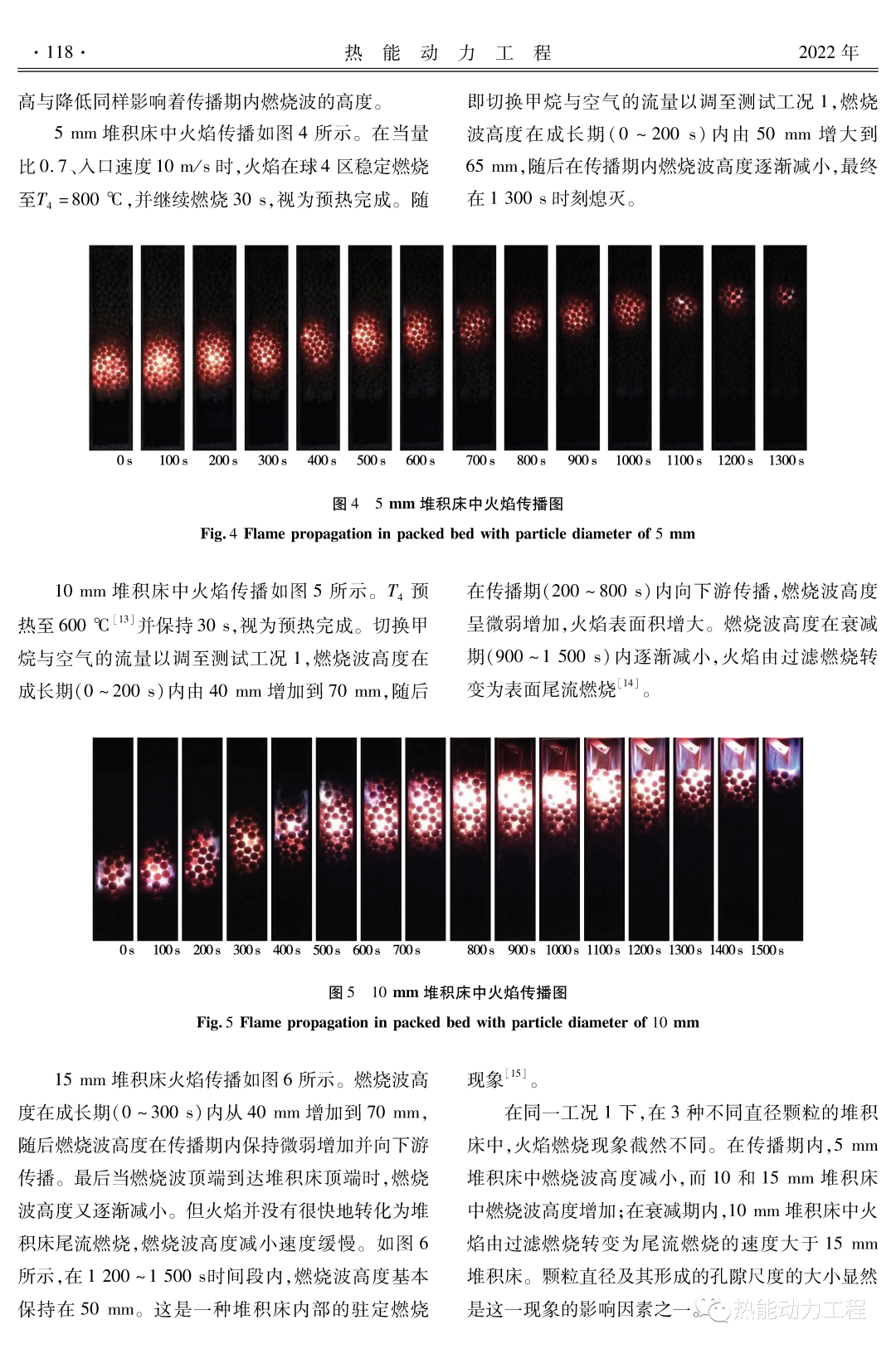 随机堆积床内过滤燃烧特性的实验研究的图4