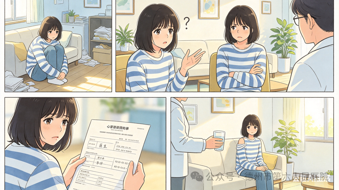 动漫风格抑郁症主题图 (2).png