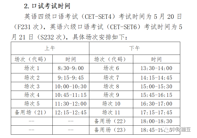 中央财经大学英语四、六级考试报名工作安排通知(中央财经大学考试安排时间表)
