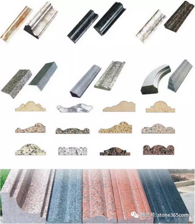 常见石材磨边工艺图及大理石线条线型区分信息量巨大尽快收藏