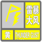 雷暴大风黄色预警信号！未来6小时内这些地方注意→插图1