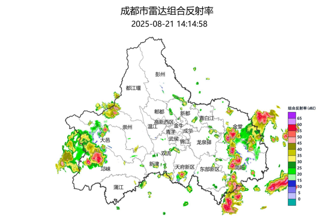 成都发布雷电黄色预警信号！强降雨马上到插图2