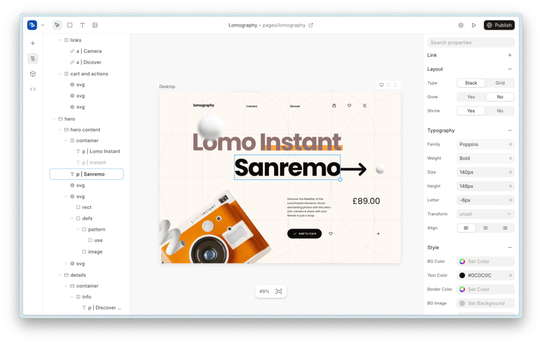 Frappe Builder Screenshot