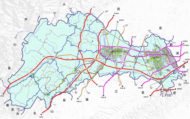 《邛崃市城市总体规划》方案意见征集中