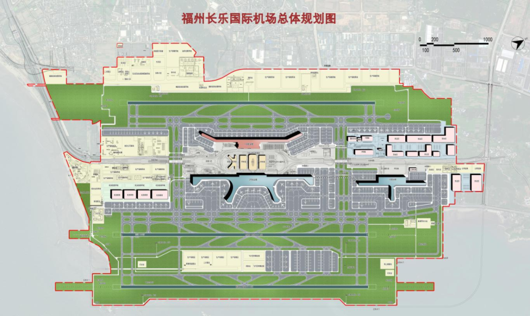 福州机场定位为区域枢纽机场,超大型机场