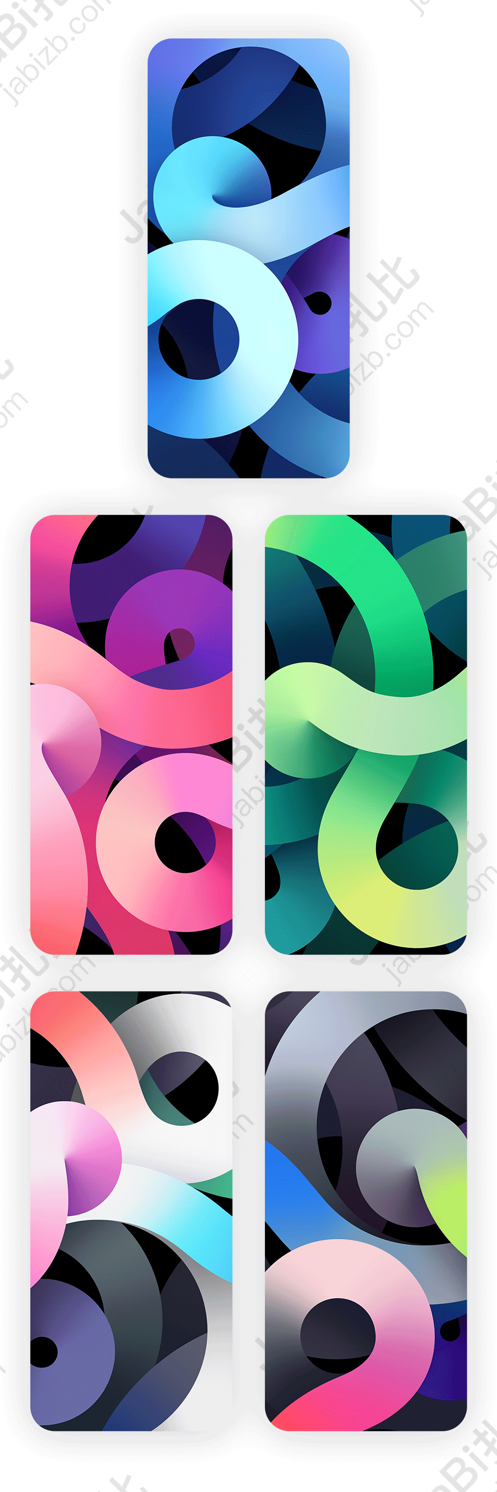 壁纸分享 Ipad Air 4 风格壁纸 共5张 Jabi扎比 微信公众号文章 微小领