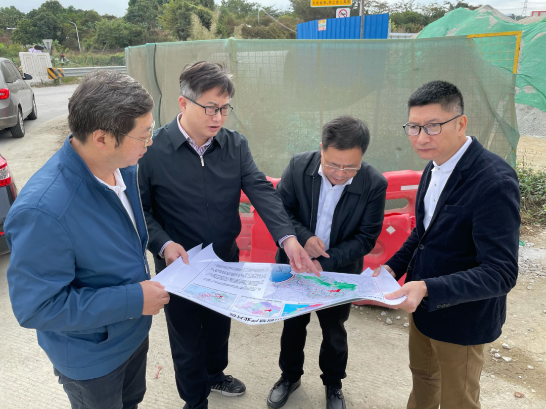 汕头市投资促进局赴潮南区仙城镇督导创文提质工作赴两英井都产业片区