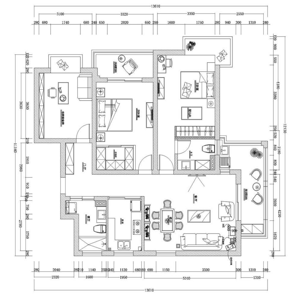 120㎡美式地中海，浓浓的乡村情怀～