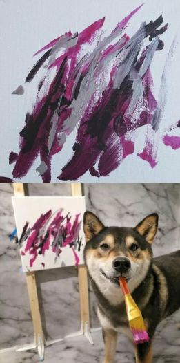無意中發現愛犬會畫畫，主人竟因此獲益上萬！ 未分類 第10張
