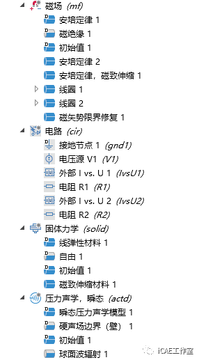 COMSOL变压器噪声仿真的图2