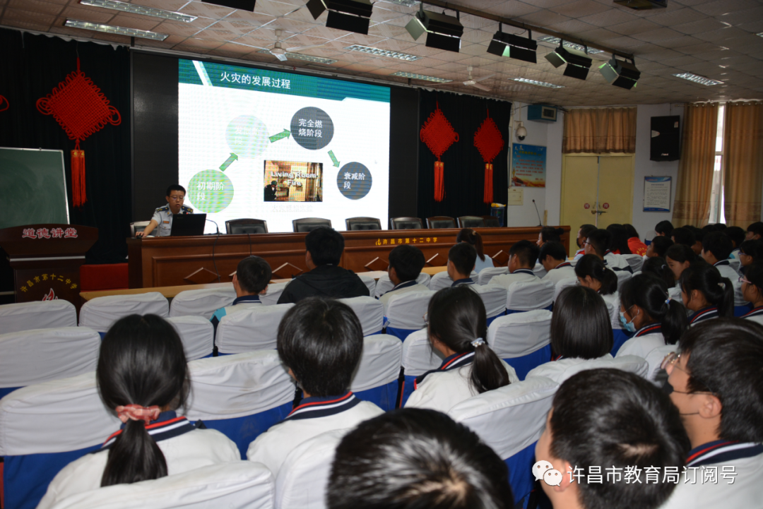 雷火电竞首页|许昌市第十二中学组织开展消防安全教育系列活动(图1)