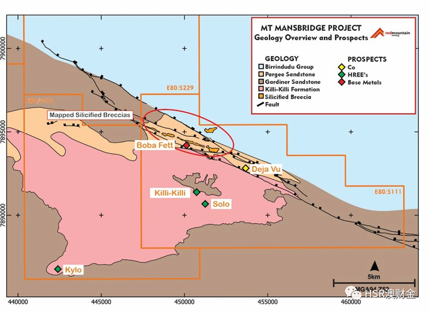 喜讯：Red Mountain Mining（澳交所代码：RMX）为Mt Mansbridge项目租了钻机（组图） - 1