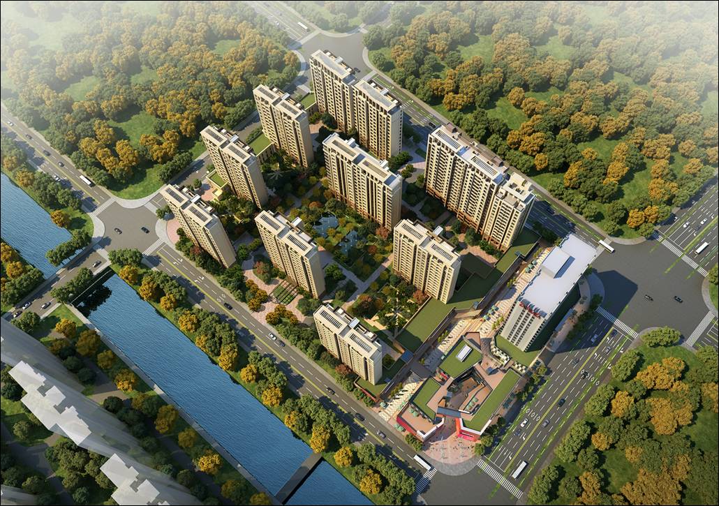 西虹桥壹号充分发挥其低密属性,借助商业屋顶的通达构造,建筑屋顶公园