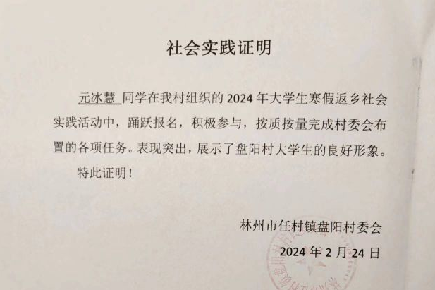 躬身践行淬炼青春丨音舞院学子寒假社会实践纪实