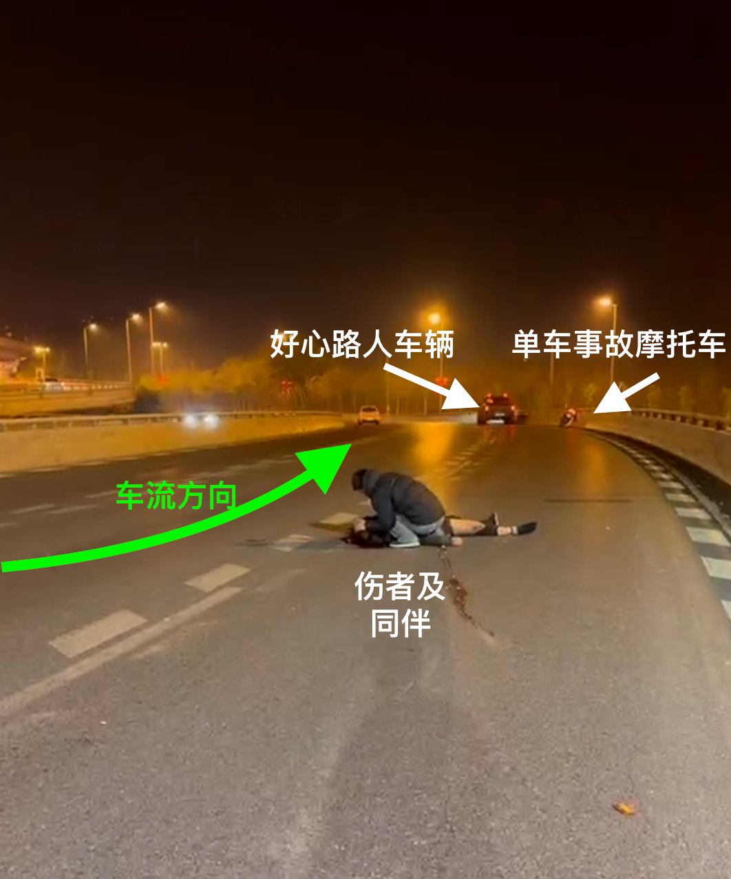 二次事故公益短片文案