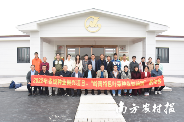 十大种业创新园之——岭南特色叶菜种业创新园启动(图1)