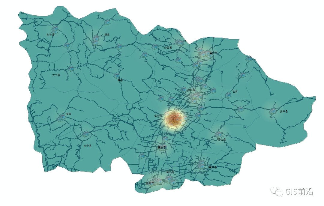 图片[31]-从POI兴趣点获取到ArcGIS中热力图制作-元地理信息科学