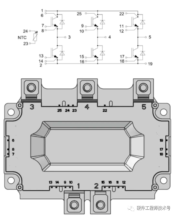 igbt模块引脚接线图图片