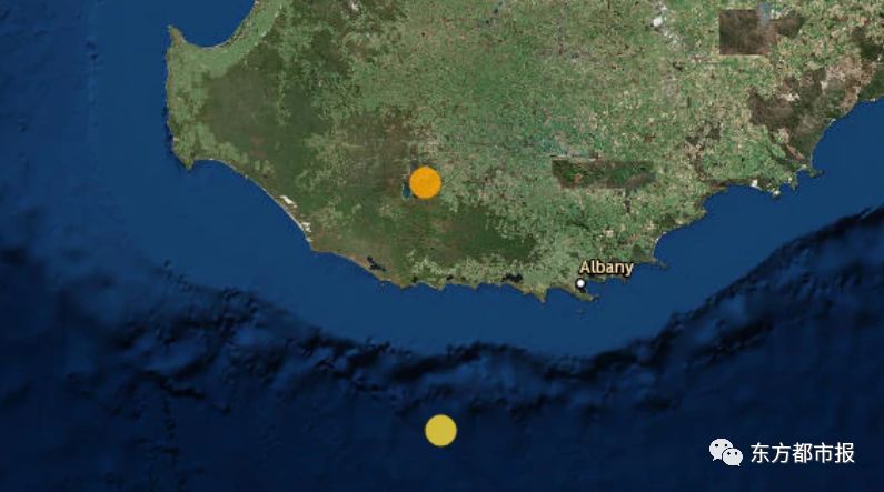 今日下午，西澳州发生5.6级地震。帕斯市区有震感