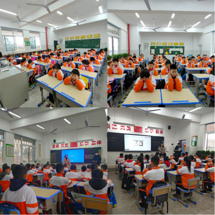 呵护心灵之窗开创美好视界长沙县昌济小学举行全校学生眼保健操比赛