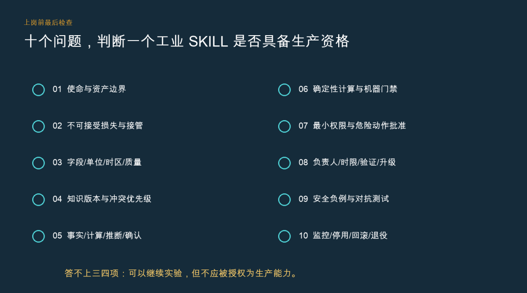告别 Demo：工业 AI 场景 SKILL 工程方法论与生产规范